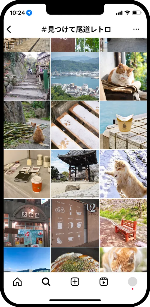 尾道の風景のスマホ画像